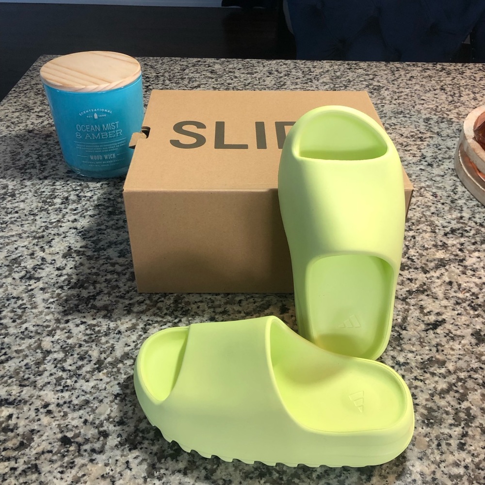 Authentic Yeezy Glow Slides